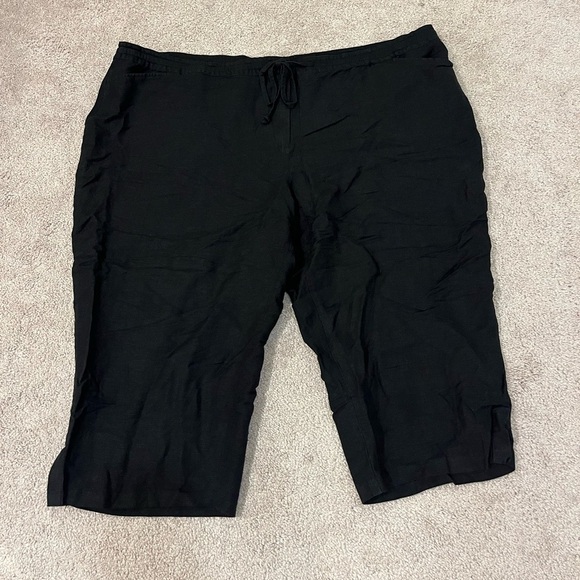 Lane Bryant Linen Capri Pants - Picture 1 of 8